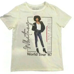 NWOT Whitney Houston The Moment Of Truth Shirt World Tour 87 Womens XS